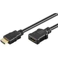 goobay High-Speed-HDMI-Verlängerungskabel mit Ethernet, 8K @ 60Hz 1,5 Meter, HDMI Stecker > HDMI Buchse