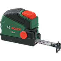 Bosch Heimwerken & Garten Maßband 5m + Bleistiftclip, Bandmaß grün/schwarz
