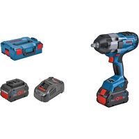 Bosch PRO Akku-Schlagschrauber BITURBO GDS 18V-1000 Professional, 18Volt blau/schwarz, 2x Akku ProCORE18V 8,0Ah, 1/2", in L-BOXX