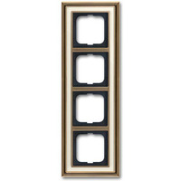 Busch-Jaeger Rahmen vierfach weiß, Retail