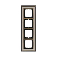 Busch-Jaeger Rahmen vierfach weiß, Retail