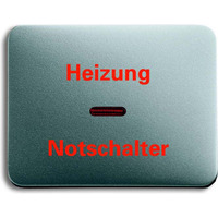 Busch-Jaeger Wippe mit Aufdruck Heizung Notschalter 1789 H-266 titan, Retail