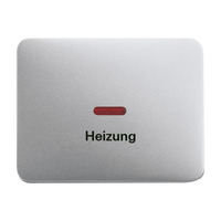 Busch-Jaeger Wippe mit Aufdruck Heizung Notschalter 1789 H-266 titan, Retail