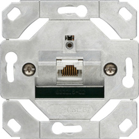 Gira Netzwerk Anschlussdose Kategorie 6A, 1-fach, Schneidklemmtechnik, RJ45 Buchse Retail