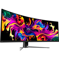 MSI MPG 491CQPDE QD-OLED Generalüberholt, Gaming-Monitor 124.5 cm (49 Zoll), schwarz, DQHD, QD-OLED, Curved, Adaptive-Sync, 144Hz Panel