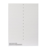 Merten Beschriftungsstreifen für Rahmen pws, Beschriftungsgerät weiß, Retail