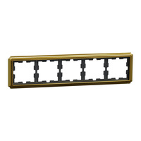 Merten D-Antik Metallrahmen fünffach gold, Retail