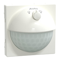 Merten Sensor-Modul mit Schalter Präsenzmelder Unterputz System M MEG5711-0319, Bewegungsmelder weiß (glänzend), Retail