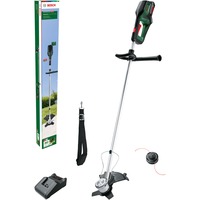 Bosch Heimwerken & Garten Akku-Rasentrimmer Advanced Brushcut 36V-23-750, 36Volt grün/schwarz, Li-Ionen Akku 2,0Ah, POWER FOR ALL