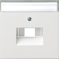 Gira Zentralplatte Universal-Anschlussdose mit Beschriftungsfeld Retail