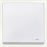 Merten Wippe für Wechselschalter Kreuzschalter und Taster Einsatz weiß, Retail