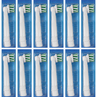  Oral-B Pro CrossAction Aufsteckbürsten 12er weiß, Frustfreie Umverpackung