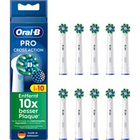  Oral-B Pro Cross Action Aufsteckbürsten 10er-Pack weiß