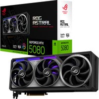 ASUS GeForce RTX 5080 ROG ASTRAL GAMING, Grafikkarte DLSS 4, 3x DisplayPort, 2x HDMI 2.1