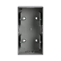 Busch-Jaeger Aufputzgehäuse zwei fach zur Aufnahme von Einsätzen Retail