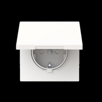 Busch-Jaeger Schutzkontakt Steckdose Safety Plus weiß, Retail