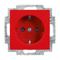 Busch-Jaeger Schutzkontaktsteckdosen-Einsatz rot, Retail