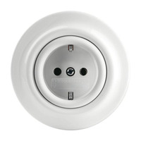 Busch-Jaeger Steckdosen Einsatz 20 Europäische Steckdose Typ F weiß, Retail