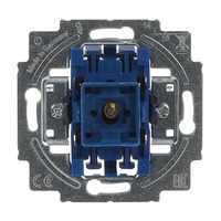 Busch-Jaeger Wippkontrollschalter 10 Ampere mit Glimmlampe Typ 2000/6 USK blau, Retail