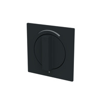 Busch-Jaeger Zentralscheibe Lautstärkepegel 1740 Drehknopf 03-45M, Lautstärkeregler schwarz, Retail