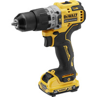 DEWALT Akku-Schlagbohrschrauber DCD706D2, 12Volt gelb/schwarz, 2x Li-Ion XR Akku 2Ah, in T STAK Box