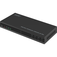 Digitus 4K HDMI Videowand-Controller, 4 Displays, HDMI Splitter schwarz, mit Fernbedienung