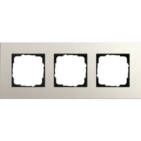 Gira Abdeckrahmen dreifach, Abdeckung grau, Retail