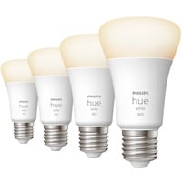 Philips HUE White E27, LED-Lampe Viererpack, ersetzt 60 Watt