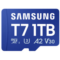 Samsung T7 microSDXC 1 TB, Speicherkarte blau