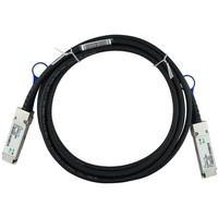 BlueOptics BlueLAN Direct Attach Kabel kompatibel zu Juniper JNP-100G-DAC-3M QSFP28 schwarz, 3 Meter