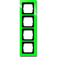 Busch-Jaeger Rahmen vierfach grün, Retail