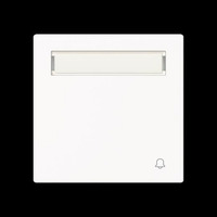 Busch-Jaeger Wippe mit Beschriftungsfeld mit Symbol Klingel weiß, Retail