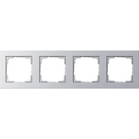 Gira Abdeckrahmen vierfach aluminium, Retail