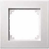Merten Rahmen einfach, Thermoplast edelmatt, Schutzart IP20, Schlagfestigkeit IK02, 85,8x83,4x10,1 mm Retail