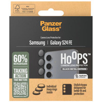 PanzerGlass Hoops Kameraschutz, Schutzfolie schwarz, Samsung Galaxy S24 FE 5G