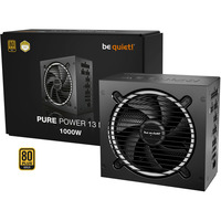 be quiet! Pure Power 13 M 1000W, PC-Netzteil schwarz, 1x 12-Pin High Power GPU, 4x PCIe, Kabel-Management, 1000 Watt