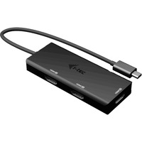 i-tec USB-C Triple 4K HDMI Video Adapter, Dockingstation schwarz, Power Delivery 100W, HDMI