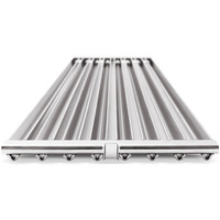 Broil King V-förmiger Edelstahl Grillrost für Baron, Crown edelstahl, wendbar