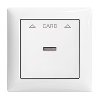 Busch-Jaeger Abdeckung mit Symbolik und Kalotte für Karten 54 x 86 mm weiß, Retail