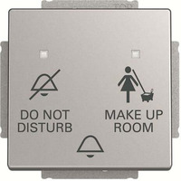 Busch-Jaeger Klingeltaster Einschalteinrichtung Do Not Disturb Make Up Room aluminium, Retail