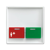 Busch-Jaeger Zentralscheibe alpinws 2548-642 B-914, Abdeckung weiß, Retail