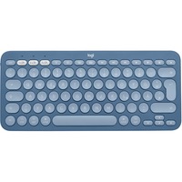 Logitech K380 Multi-Device für Mac, Tastatur blau, DE-Layout, Bluetooth, kompatibel mit macOS/iOS/iPadOS