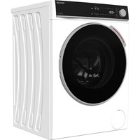 SHARP ES-NFB014CWA-DE, Waschmaschine weiß/schwarz, Advanced Inverter Motor
