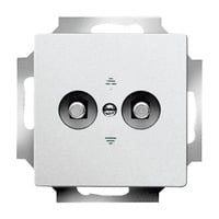 0 Potentialausgleich Aluminium 2-fach Unterputz, Dose aluminium, Retail