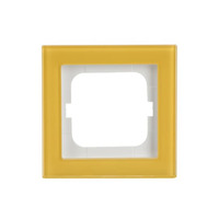 Busch-Jaeger Abdeckrahmen 1-fach, Abdeckung gelb, Retail