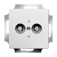 Busch-Jaeger Potentialausgleich Aluminium 2-fach Unterputz, Dose aluminium, Retail