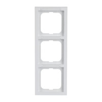 Busch-Jaeger Rahmen dreifach mit senkrechter Beschriftung weiß, Retail