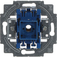 Busch-Jaeger Wechseltaster Einsatz einpolig Wechsler Typ 2020 US-206 Unterputz mit Steckklemme blau, Retail