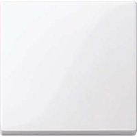 Merten Wippe für Wechselschalter, Kreuzschalter und Taster, einteilige Ausführung, glänzend weiß (glänzend), Retail