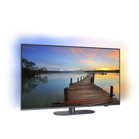 Philips The One 55PUS9050/12, QLED-Fernseher 139 cm (55 Zoll), grau, UltraHD/4K, Ambilight, Drehbarer Standfuß, 120Hz Panel